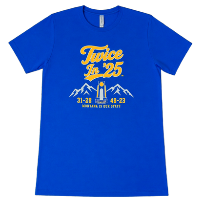Blue Twice In '25 Limited Edition Trophy T-Shirt