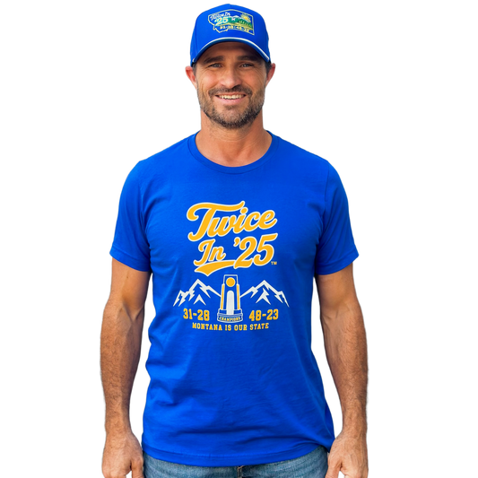 Blue Twice In '25 Limited Edition Trophy T-Shirt