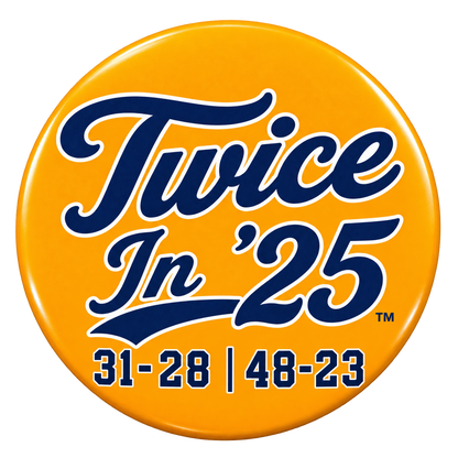 Twice In '25 3-Inch Button with Clothing Magnetic