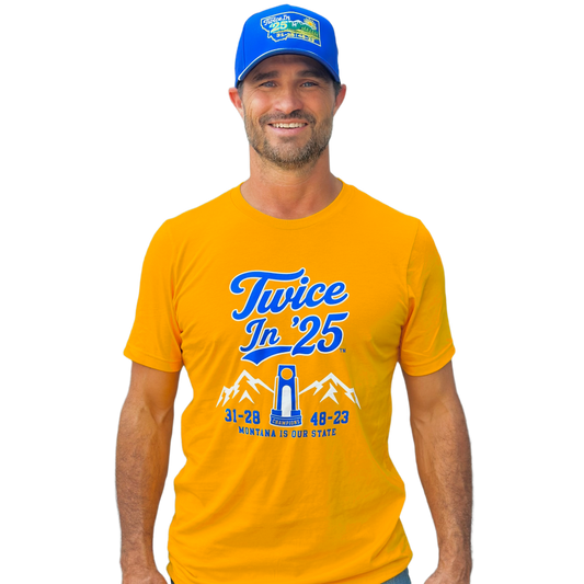 Gold Twice In '25 Limited Edition Trophy T-Shirt