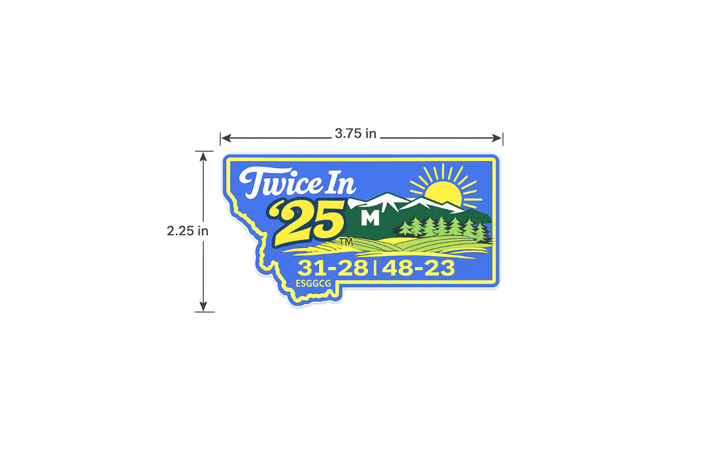 Twice In '25 Vinyl Sticker