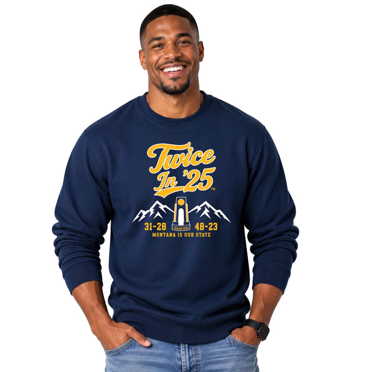 Twice In '25 10 oz Heavyweight Sweatshirt & FREE Koozie!