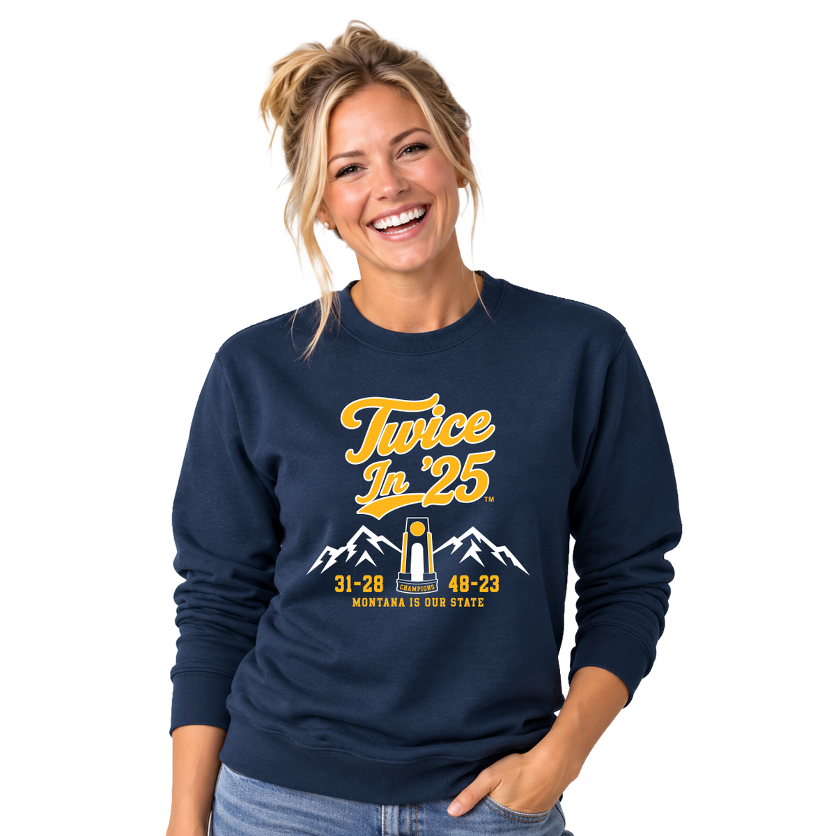 Twice In '25 10 oz Heavyweight Sweatshirt & FREE Koozie!